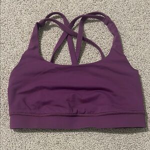 Lulu purple sports bra